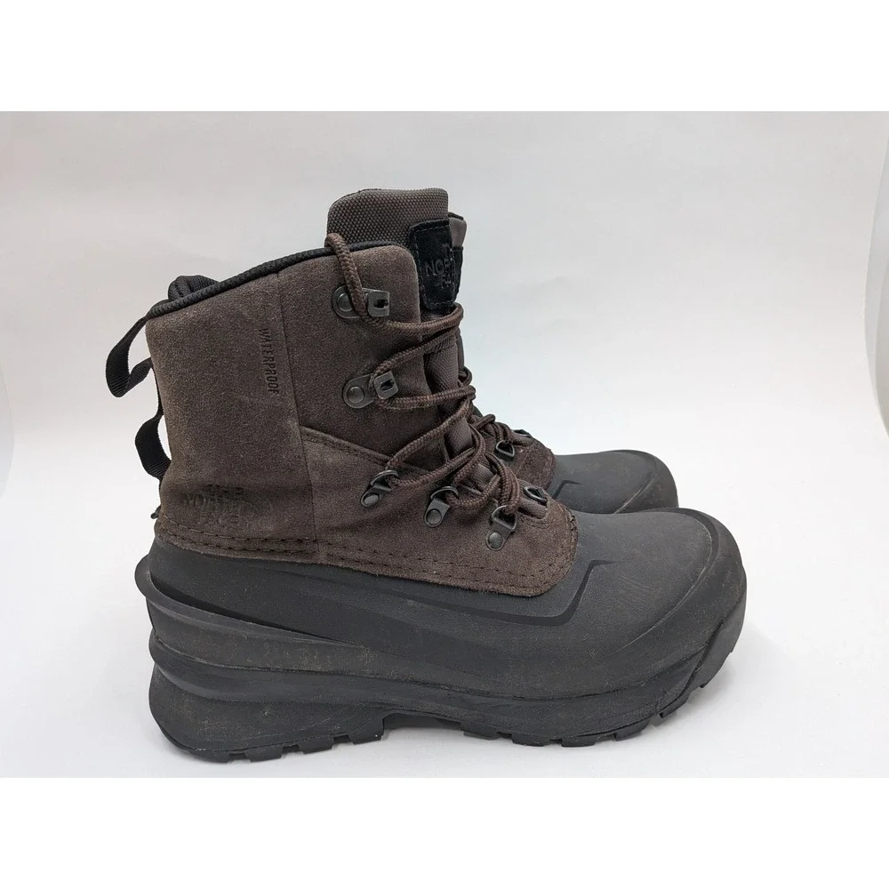The North Face Chilkat V 400 Waterproof Winter Boots Brown Black Mens NF0A5LW3